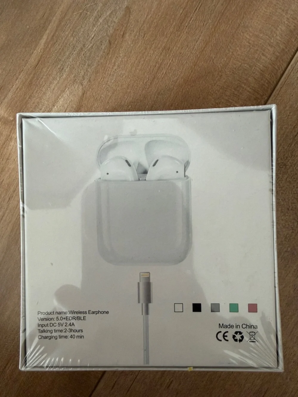 i12 TWS Wireless Earbuds - White